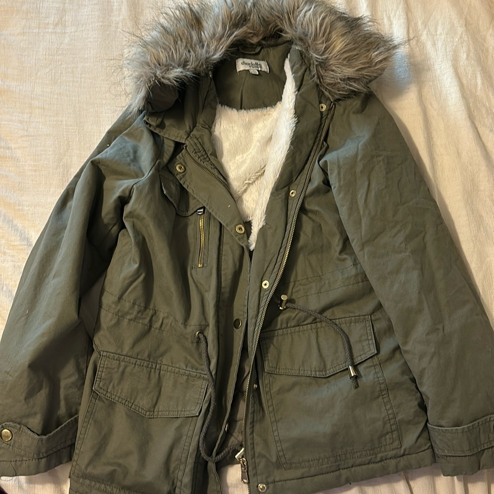 Olive green jacket